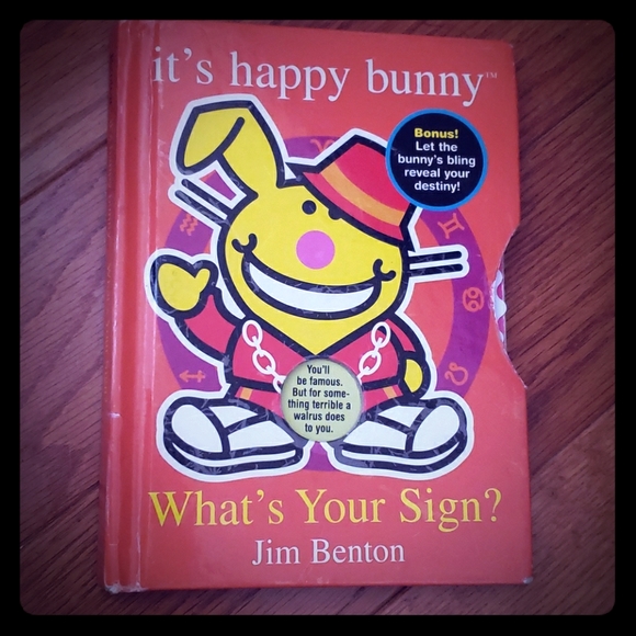it's happy bunny What's Your Sign by Jim Benton - Picture 1 of 3